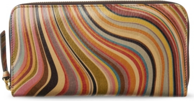 PAUL SMITH Swirl leather wallet