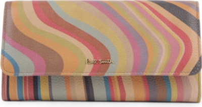 PAUL SMITH Swirl leather wallet