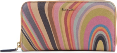 PAUL SMITH Swirl leather wallet