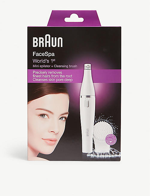 BRAUN: Facespa epilator and cleansing brush