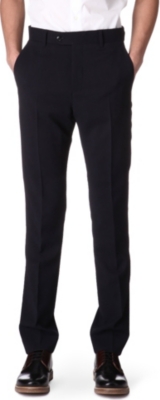 ACNE Drifter textured slim-fit trousers