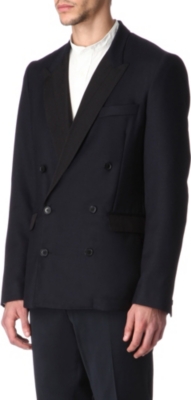 ACNE Liam navy tuxedo jacket