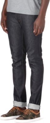 ACNE Max Soft Raw slim-fit tapered jeans