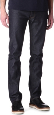 ACNE Roc Raw slim-fit tapered jeans