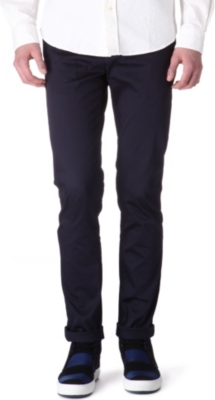 ACNE Roc satin slim-fit chinos