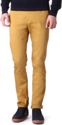 ACNE Roc satin slim-fit chinos