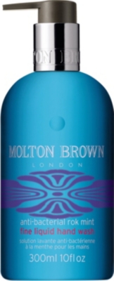 MOLTON BROWN Anti-bacterial Rok Mint fine liquid hand wash 300ml