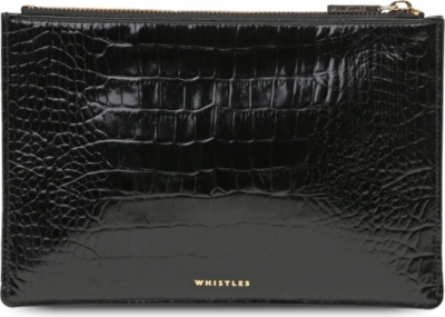 whistles gold clutch