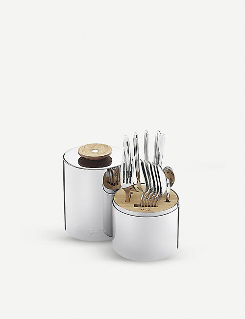 CHRISTOFLE: Essential cutlery stainless steel 24 piece set