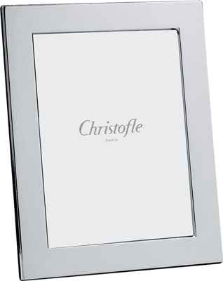 CHRISTOFLE: Fidelio silver photo frame 7x9''