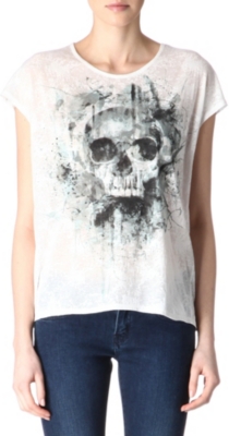 THE KOOPLES Skull burn-out t-shirt