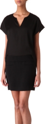 THE KOOPLES Crepe and satin dress