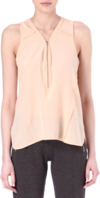 THE KOOPLES SPORT Zipped silk vest top