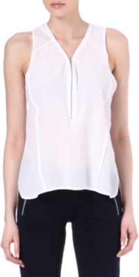 THE KOOPLES SPORT Zipped silk vest top