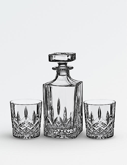 MARQUIS: Marquis Markham crystal decanter and glasses set