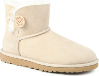 UGG Mini Bailey Button sheepskin boots