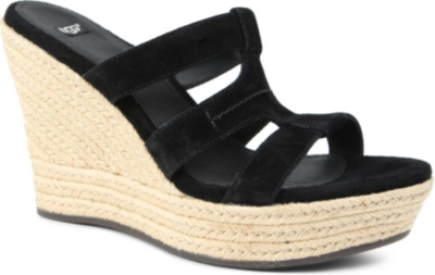 UGG Tawnie suede wedge sandals