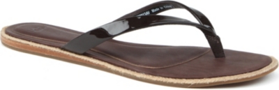 UGG Allaria patent leather thong sandals
