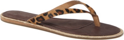 UGG Allaria calf-hair thong sandals