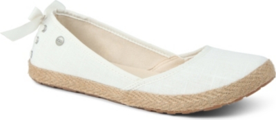 UGG Indah canvas flat shoes