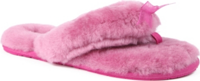 UGG Fluff flip-flop sheepskin slippers