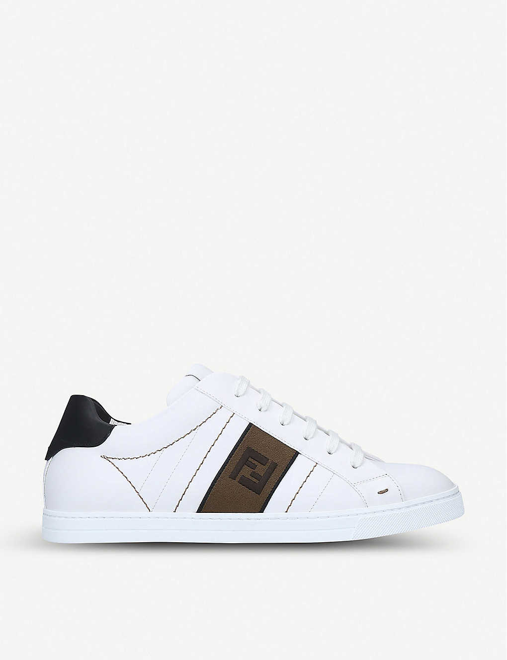 Logo-print leather trainers(8221658)