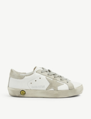 GOLDEN GOOSE: Superstar A5 leather trainers 6-9 years