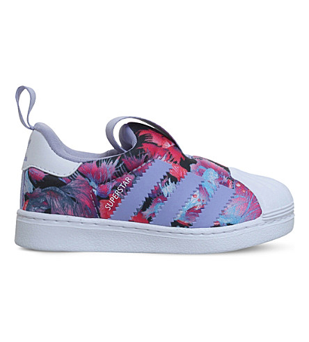 ADIDAS - Superstar 360 floral-print sneakers 6 months - 5 years ... PreviousNext