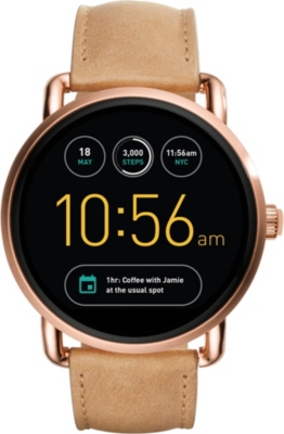 q wander fossil watch