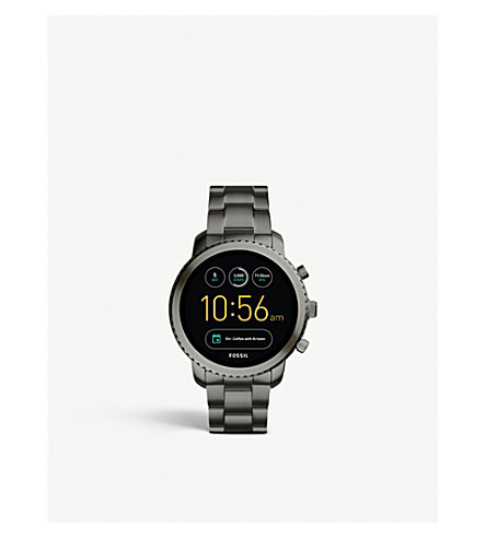 FOSSIL - FTW4001 Sport Q Explorist stainless steel smartwatch | Selfridges.com