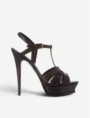 SAINT LAURENT Tribute patent leather courts