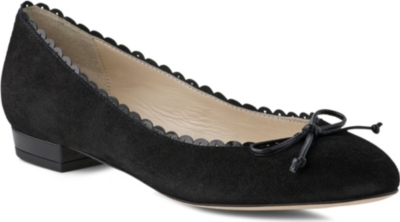 LK BENNETT Sally scalloped edge ballet pumps