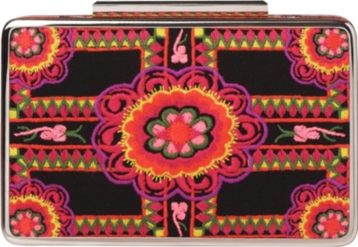 LK BENNETT Cherry box clutch