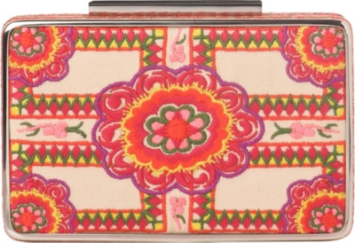 LK BENNETT Cherry box clutch