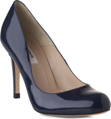 LK BENNETT Shilo mid-heel leather courts