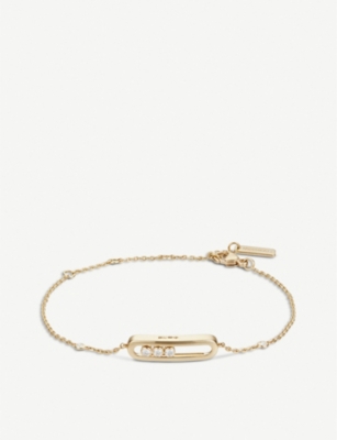 MESSIKA: Baby Move 18ct gold and diamond bracelet