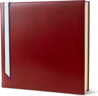 ASPINAL English bridle leather photo album 12"