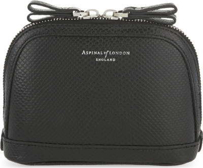 aspinal leather makeup bag