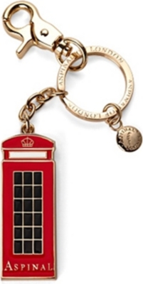 ASPINAL London Phone Box key ring