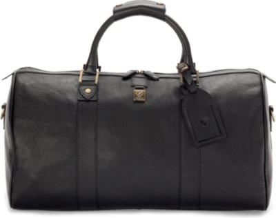 ASPINAL Boston leather travel bag