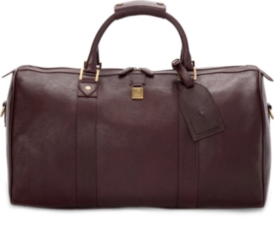 ASPINAL Boston leather travel bag
