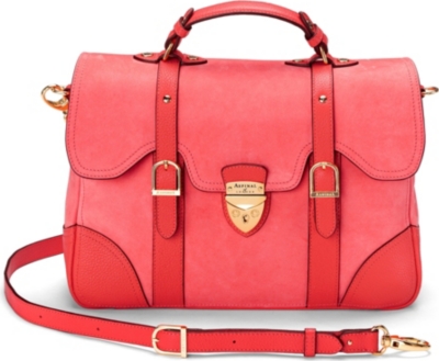 ASPINAL Mollie leather satchel