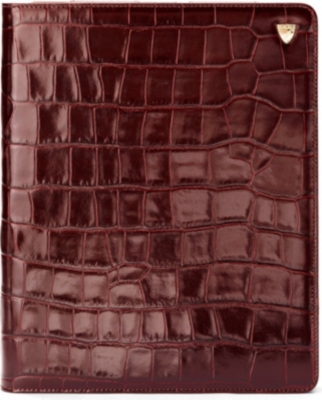 ASPINAL iPad 3 mock-croc leather Stand-Up case