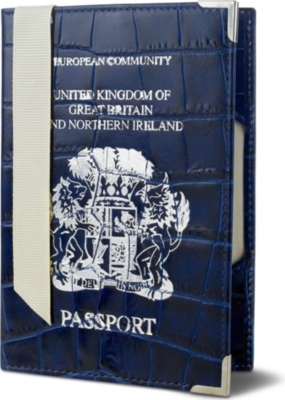 ASPINAL Mock crocodile UK passport cover