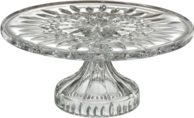 WATERFORD Lismore crystal cake plate