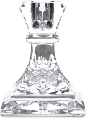 WATERFORD Lismore pair of crystal candlesticks 10cm