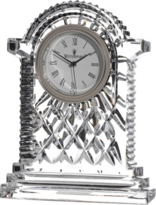WATERFORD Lismore crystal carriage clock