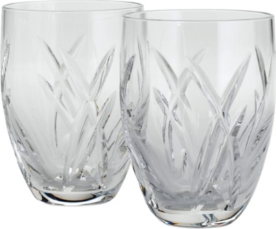 JOHN ROCHA @ WATERFORD Set of two Signature tumblers