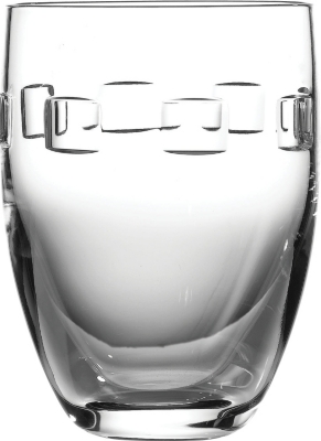 JOHN ROCHA @ WATERFORD Geo pair of crystal tumblers