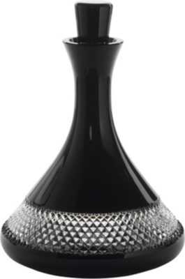 JOHN ROCHA @ WATERFORD Black Cut decanter